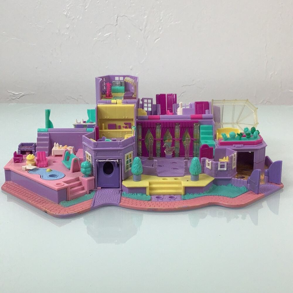 Village Polly Pockets light up magical mansion 1994 building only * - Picture 6 of 12